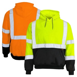 Sudadera de Seguridad de Alta Visibilidad, Impermeable, para Construcción, con Mangas Largas, Reflectante, Ropa de Trabajo, Servicio Personalizado OEM - Product Image 2