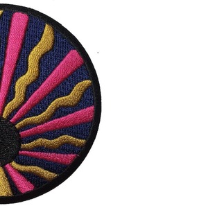 Latest Design Custom Logo Design Embroidery Badges Custom Fabric <b>Hand</b> Embroidery Patches Clothing Badges Customized Logo - Product Image 4