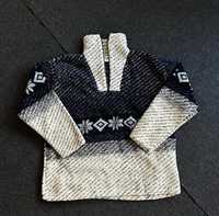 Veste polaire réversible pour homme, style vintage, en laine enduite, à capuche, col mandarin, rembourrée en coton, séchage rapide, hiver
