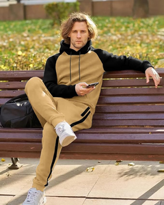 Trending Eversoft Chándal Jogger Suit Sudadera con capucha y pantalones de chándal con bolsillos, Absorbe la humedad, Transpirable, Traje de punto - Product Image 5