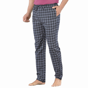 Pantalon de pyjama en coton décontracté pour hommes de grande taille noir à carreaux séchage rapide respirant Service OEM - Product Image 3