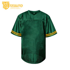 Vêtements de sport imprimés partout Chemises de football classiques vintage Maillot de football personnalisé T-shirt de football à col en V pour hommes - Product Image 2