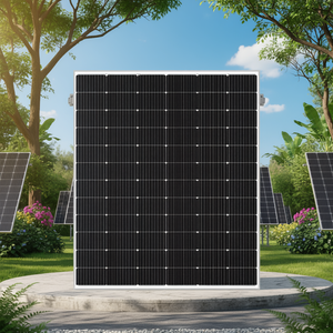 แผงโซลาร์เซลล์แบบโมโนคริสตัลไลน์ครึ่งเซลล์สองหน้า PiKCELL Group PiK 580W-600W ได้รับการรับรองมาตรฐาน TUV - Product Image 3