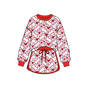 Toddler Girls Easter <b>Bunny</b> Carrot Print <b>Outfit</b> Long Sleeve Top and Drawstring Skirt Set Kids Spring Holiday Clothes - Product Image 2