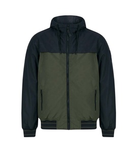 Wholesale Manufacturer Streetwear Zip Up Hooded Anorak <b>Jacket</b> Jogging <b>Running</b> Nylon Color Block Windbreaker <b>Jacket</b> - Product Image 3