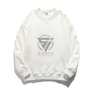 Sweat-shirt unisexe personnalisé à manches longues en tissu éponge respirant à col rond coupe classique pour le printemps - Product Image 2