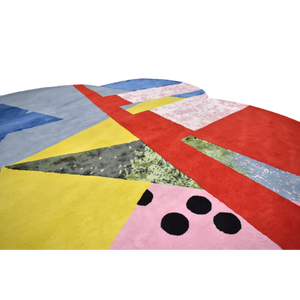 Tapis en laine tuftés à la main colorés avec motif de fleurs Tapis à bas prix pour salon et chambre à coucher - Product Image 4