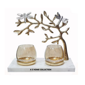 Handmade Metal golden <b>Candle</b> Stand Tealight Holder With Reflecting Mirror for <b>Wall</b> Decoration <b>Light</b> Usage - Product Image 5