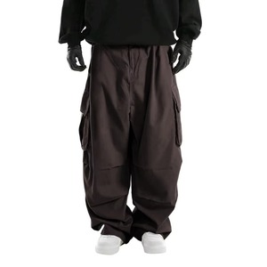 Pantalon de ski de snowboard unisexe respirant en Polartec coupe ample hiver chaud isolation Baggy Streetwear style Hip Hop - Product Image 2