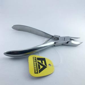 Pinces à ongles à cuticules (poignée unie/imprimée) poignée miroir en acier inoxydable CE & ISO approuvé - Product Image 4