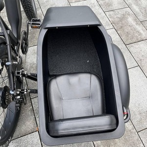 NUEVO Sidecar Eléctrico Personalizable para Bicicleta, 1000W, Bicicleta Eléctrica con Sidecar, Sidecar Vintage, E-Bike 750W, Triciclo Retro para Niños y Reparto - Product Image 2