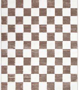 Tapis en polyester de style machine pour décoration intérieure moderne avec damier de jade en polypropylène - Product Image 1