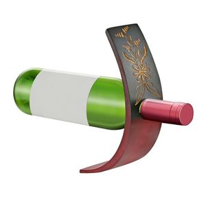 Modern Custom Wood Wine Bottle Rack Holder Plastic <b>Kitchen</b> Home Decor Dining <b>Table</b> Elegant Champagne Wine Display Rack <b>Bar</b> - Product Image 6