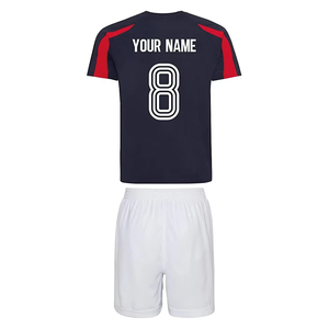 100% poliéster adultos niños fútbol Jerseys hombres niños fútbol manga corta ropa conjuntos fútbol Jersey - Product Image 1