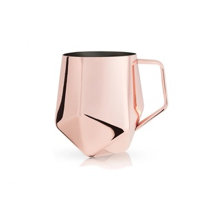 Tasse en cuivre élégante pour boire des boissons Boissons en cuivre avec poignées du fabricant indien à prix réduit - Product Image 3
