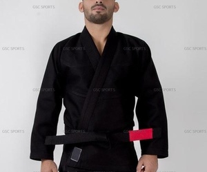 Jiu jitsu gi-kimono brasileño para hombres y mujeres, diseño personalizado, con logotipos personalizados y parches, color negro - Product Image 3