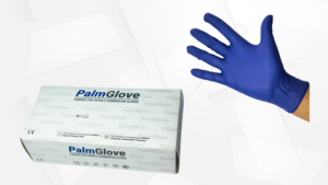 Gants d'examen en nitrile bleu baie jetables sans poudre en latex Protection des mains de qualité médicale - Product Image 4