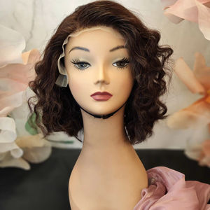 Vente en gros 2025 Meilleure Qualité 13x4 Perruque Frontale 100% Cheveux Humains Bruts avec Cuticule Complète Top Vente en Brun Foncé Brun Clair HD!" - Product Image 1