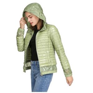 Chaqueta Acolchada con Capucha de Tela de Alta Calidad, Tendencias de Moda, para Mujer, Talla Grande, Ropa Gruesa de Invierno, Estilo Urbano Simple, Corta y Abultada - Product Image 3