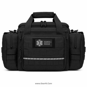 Sac de transport d'outils de recherche et de sauvetage en nylon Cordura 1000D technique renforcé résistant à l'eau, sac d'équipement de premiers secours pour les zones sauvages - Product Image 1