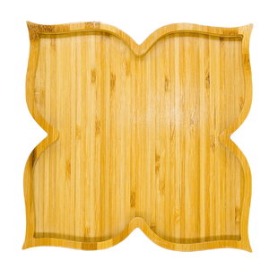 Plateau en forme de Rectangle plateau de service de chocolat de haute qualité plateau de Ramadan en bois fabriqué au vietnam - Product Image 5