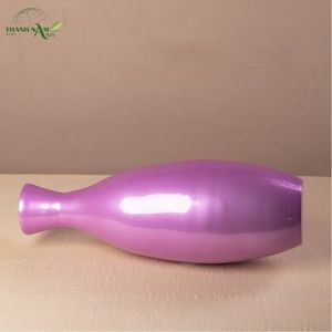 Jarrón Decorativo Artesanal de Bambú Hilado, Ecológico, Duradero, con Diseño Art Deco - Product Image 5