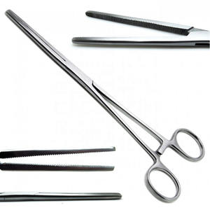 Juego de instrumentos de fórceps curvos rectos personalizados de alta calidad, base de fuente de alimentación Manual de acero inoxidable, instrumentos quirúrgicos - Product Image 5