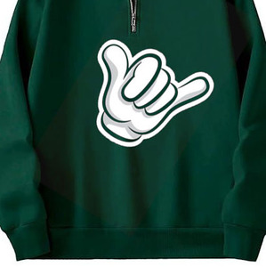 Sudaderas con Cuello Alto y Cierre de Cremallera de un Cuarto en Venta al por Mayor, Sudaderas de Forro Polar con Media Cremallera para Hombre, Multicolores, Talla Grande - Product Image 5