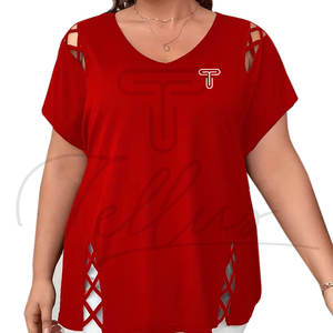 Vestido Camisero de Verano para Mujer, Talla Grande, Cuello Redondo, Manga Corta, Informal, con Logotipo Personalizado, Transpirable, de Secado Rápido y Ecológico - Product Image 5