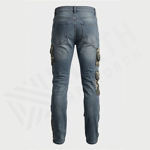 Pantalones Vaqueros de Mezclilla para Hombre 2025, Pantalones Ajustados, Vaqueros Ajustados para Hombre, Venta al por Mayor de Fábrica, Transpirables, Rectos, Servicio OEM - Product Image 2