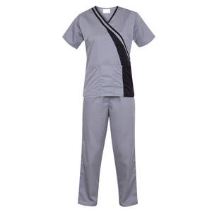 Ensemble de blouses d'hôpital de qualité supérieure pour médecins et infirmières, logo personnalisé imprimé, nouveau style, uniforme médical ajustable - Product Image 1