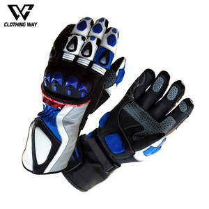 Gants de moto en cuir personnalisés en gros, écran tactile, rembourrés, protecteurs, respirants, légers, durables, imperméables, doigts complets - Product Image 3