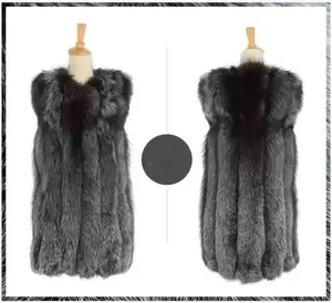 Gilet en fausse fourrure pour femme, sans manches, vêtement d'extérieur d'hiver avec texture douce et pelucheuse, style superposition élégant pour la mode moderne - Product Image 4