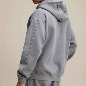 Sudadera con Capucha de Alta Calidad para Hombre, Diseño Personalizado, Estilo Urbano, Corte Holgado - Product Image 4