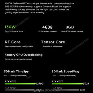 Ordinateur portable neuf L e n o v o L e g i o n Y9000X I n t e l Core I9-14900HX 32 Go 1 To 8G-RTX4070 165Hz en vente - Product Image 4