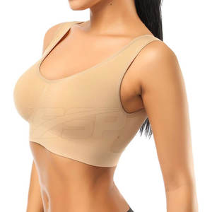 Soutien-gorge de sport pour femmes fait sur mesure grande taille vêtements d'entraînement simples à l'avant soutien élevé respirant meilleur prix nouveauté - Product Image 2