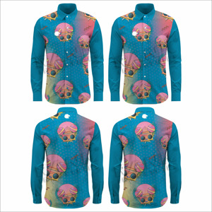 เสื้อลำลองสำหรับผู้ชายเสื้อผ้าทันสมัยระบายอากาศได้ดีเสื้อเชิ้ตลำลองสำหรับผู้ชายออกแบบได้เองเป็นมิตร - Product Image 2