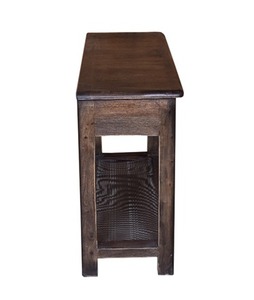 Mesa Consola Moderna de Madera de Mango con Altura Ajustable y Ecológica para Sala de Estar, Apartamento o Taller - Mueble Duradero para el Hogar con 3 Años de Garantía - Product Image 6