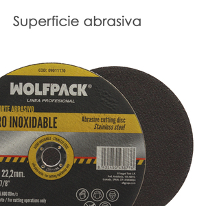 Disco Abrasivo per Acciaio Inossidabile Plus O/ 230x O/ 22,2 mm. Spessore 1,9 mm. - Product Image 3