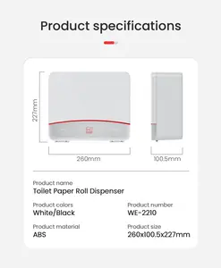 Distributeur de papier essuie-tout compact pour toilettes publiques Interfold Z