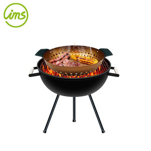 Panier de plateau de barbecue rond en acier au carbone - Product Image 5