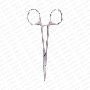 Pinzas hemostáticas para mosquitos Halsted, instrumento quirúrgico reutilizable Manual de acero inoxidable curvo y recto - Product Image 1