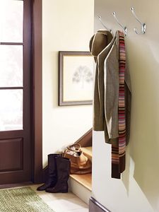 Double Prong Decorative Wall <b>Hooks</b> Champagne Bronze <b>Hook</b> for <b>Coats</b> Hats Backpacks Bags Bathroom Bedroom & Office - Product Image 3