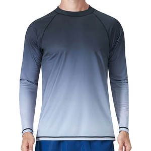 Tie Dye Two Color Contrast <b>Men</b> <b>Rash</b> <b>Guard</b> Customized Your Own Design <b>Rash</b> <b>Guard</b> - Product Image 4