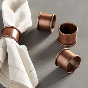 Juego de Anillos para Servilletas de Hierro Duradero, Incluye Cuatro Piezas, Soporte Elegante y Funcional para Comidas Diarias y Ocasiones Especiales - Product Image 5