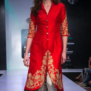 Nueva. Diseño de elegante-Kurta con pantalón-vestido con hermosos trabajos para fiesta boda/= 2021. - Product Image 5