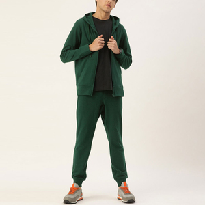 Gran oferta de ropa deportiva para hombre de peso pesado, chándal bordado con pantalón de chándal y conjunto de capucha, chándal estampado para la temporada de invierno - Product Image 1