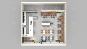 Muebles de Diseño Moderno para Cafetería, Personalización de Decoración de Cafetería, Mostrador de Cafetería y Vitrinas de Vidrio para <span class=keywords><strong>Panadería</strong></span> - Product Image 6