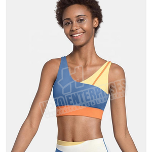 Soutien-gorge de sport personnalisé imprimé Sublimation Yoga de soutien complet 100% polyester femmes soutien-gorge de sport pakitan - Product Image 2