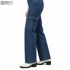 Regular Size Unique Color <b>Light</b> <b>Shade</b> Women Distressed Jeans Pant Slim Fit Hot Sale Cotton Made Women Jeans Pant - Product Image 3